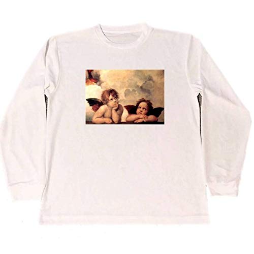 90s Hanes ラファエロアートTシャツ システィーナの聖母　ヴィンテージ 90's〜 Raffaello Santi “システィーナの聖母” 2人の天使 Tee | 古着屋