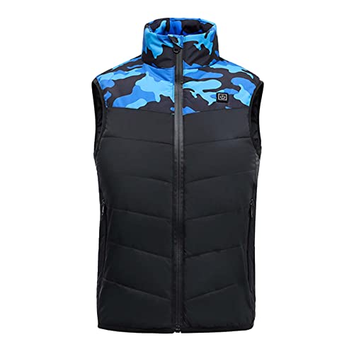 Kids Heated Vest 3 Adjustable Temperature Heating Gilet Boys Girls Camo Patchwork Heated Jacket USB Body Warmer Vest2