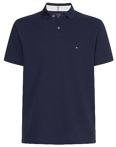 Image of Tommy Hilfiger Men's Short Sleeve Cotton Pique Polo Shirt in Regular Fit 2024 Collection