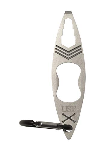 Image of UST Tool-a-Long Multi-Tool Carabiners with Durable, Compact Stainless Steel Construction for Hiking, Kayaking, Camping, Travel and Outdoor Survival