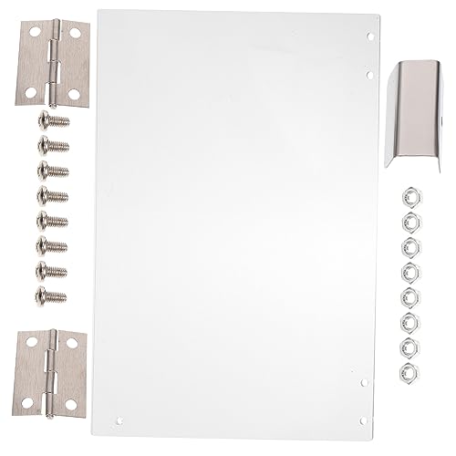 ULTECHNOVO Clear PVC Popcorn Machine Door Panel Accessories Thickened Baffle Compatible with Commercial Popcorn Machines Easy to Replace and Maintain for Daily Use