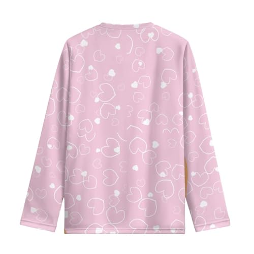 Image of Girls Basic Tee Shirts Outdoor Long Sleeve Shirt Winter Clothes Size 3-16 Top Fall Clothes Gift for Holiday