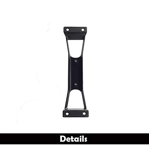 Kevariy JK Door Hinge Foot Steps, 2pcs Door Drilling Hollow Metal Door Hinges Folding Foot Pedal Pegs to Rooftop Accessories Compatible with Jeep Wrangler JK JKU 2007-2017 (Black)