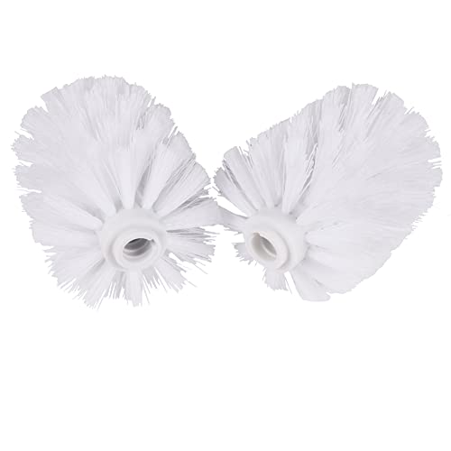 Image of 2pcs Toilet Bowl Brush Replacement Head, Universal Toilet Brush Head, Plastic Replacement Toilet Bowl Brush Head, Hotel Home Cleaning Tool Fit for Most of Cleaning Holders