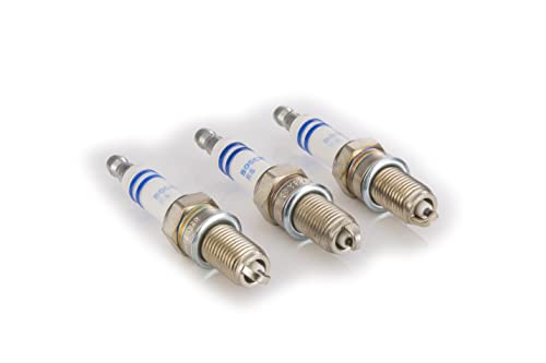 Image of Bosch Spark Plug Set of 3 0242135808 - Type YR7DC |Compatible for Maruti Suzuki Alto - Non K10