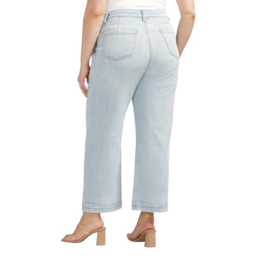 Jag Jeans Women's Plus Size Sophia High Rise Wide Leg Jeans-Legacy3