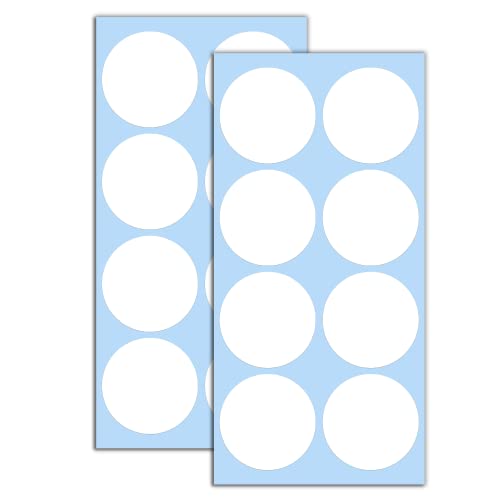 2 inch, Large White Dot Stickers, Big Round Circle Labels - 240 Pieces