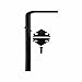 CANE BOLT 1/2X12" BLK [Misc.]