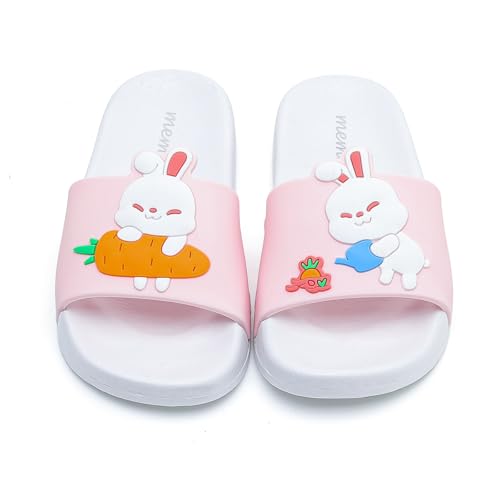 Image of MEMON Toddler Little Kids Dinosaur Beach /Pool /Shower Slides /Anti-Skid Home Bath Slippers /Cute Summer Outdoor Shoes for Girls and Boys