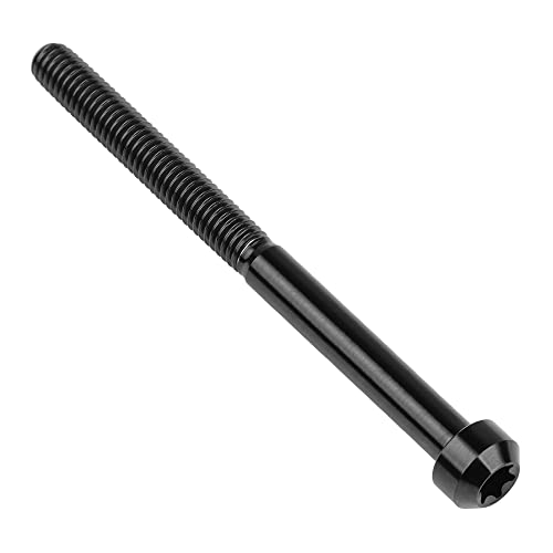 Image of Titanium Torx Square Head M6 x 10 15 20 25 30 35 40 45 50 60 65 70 80mm Screw Pack of 5 (Black, M6x80mm)