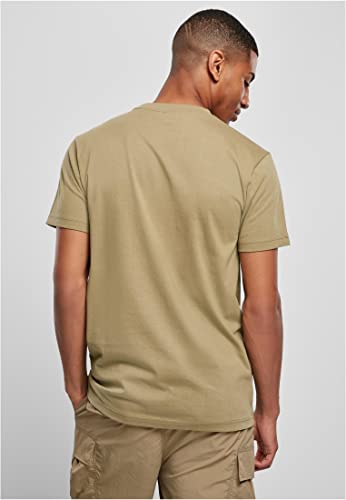Urban Classics Basic Tee, Camiseta para Hombre, Khaki, XL
