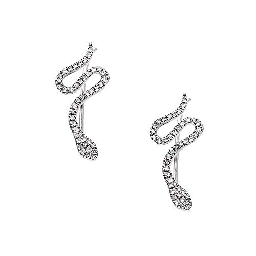 Argent 925 créoles avec zircone étincelante bijouterie fine LLXYWJ