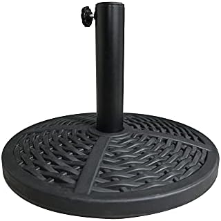 Ram® 10kg Heavy Duty Rattan Effect Parasol Base 42CM