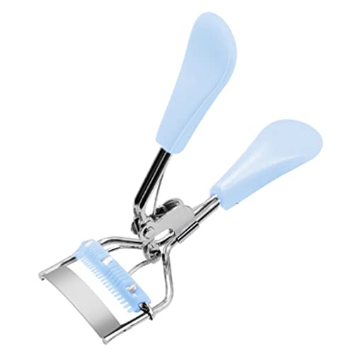 Bigodino per ciglia con pettine integrato, professionale, accessorio per ciglia adatto a tutte le forme degli occhi, strumento di bellezza per donne blu