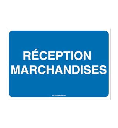Panneau Parking réception marchandises 600x420 mm signalisation extérieure