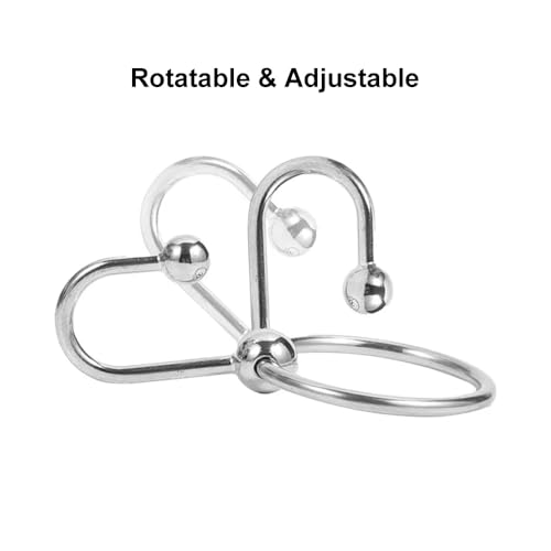 Stainless-Steel-Penis-Cock-Ring-Urethral-Plug-Steel-Balls-Penis-Rings-Sex-Toys-Metal-Ring-Sex-Toys-for-Men-Delay-Ejaculation-098-inch