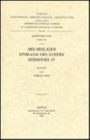 Des Heiligen Ephraem Des Syrers Sermones, IV. Syr. 149: V. 9042903767 Book Cover