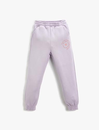 Sweatpants filles lila Koton : le jogger élastique anti-compression