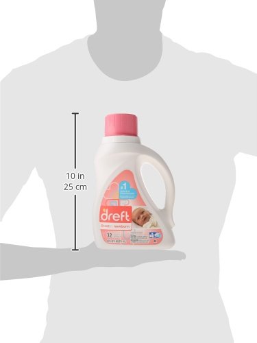 image for Dreft Stage 1 Newborn Baby Liquid Laundry Detergent, Gentle on Sensiti