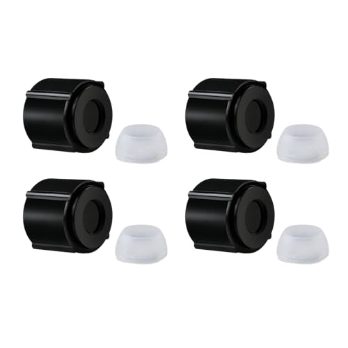 Image of 4Pcs Low Point Drain Seals and Caps Compatible with RV /Camper /Travel Trailer- 1 /2 Inch Hot & Cold Water Lines (4)