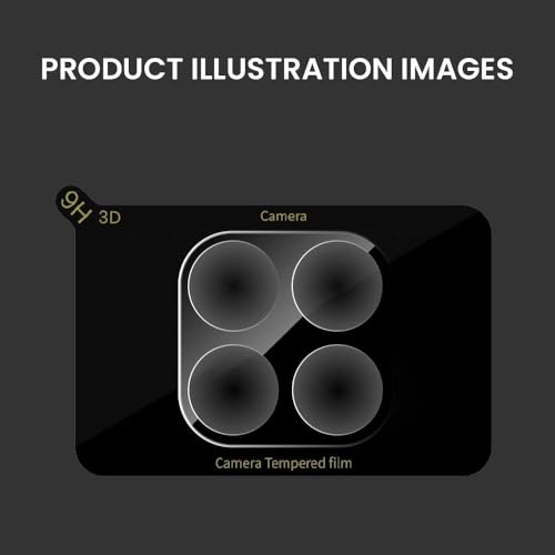 Image of ArmourPro Premium Camera Lens Protection Compatible with Xiaomi 17 (6.3 Inches) With Edge to Edge Full Camera Coverage | Black, Pack of 1