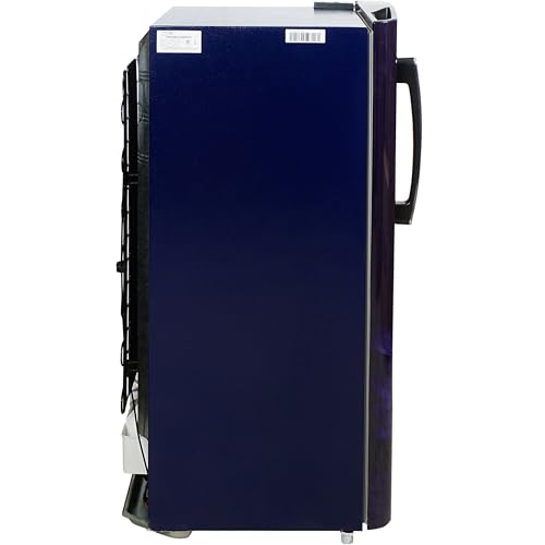 Image of Voltas Beko 185 L, 5 Star, Single Door DC Refrigerator (Dahlia Blue) (RDC220A /W0DBETMH000GD)
