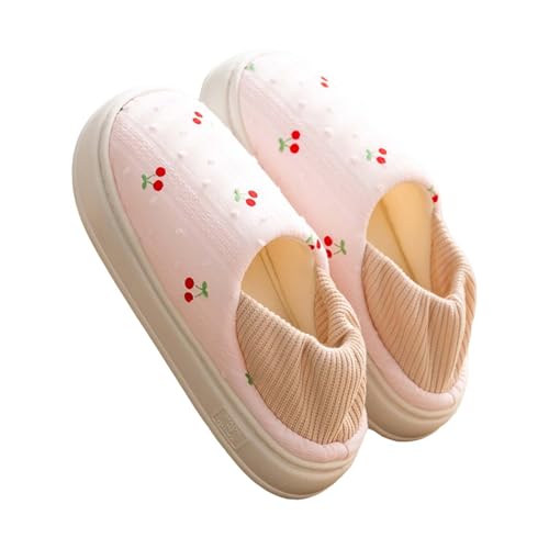 riou Chaussons chauds et confortables pour femme - Confortables et respirantes - Chaudes et confortables - Unisexe - Adulte - Chaussons d'hiver en plein air, kaki, 38/39 EU