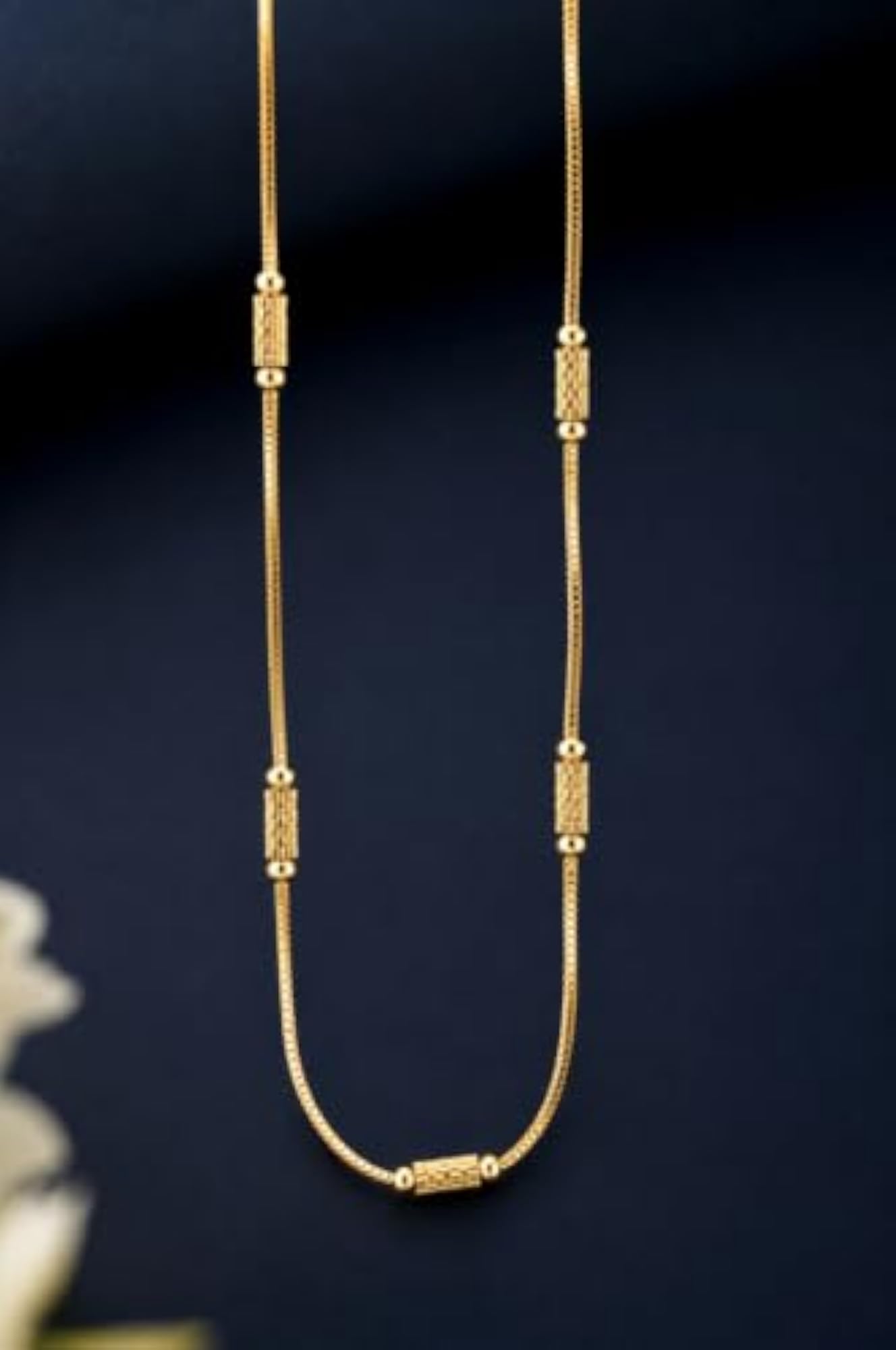 Stylish Gold Plated Elegant Daily Wear Chain for Women