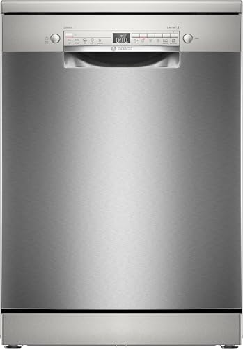 Bosch SMS2HVI02E, Série 2, Lave-vaisselle 60 cm, Pose libre, Acier brossé anti-traces