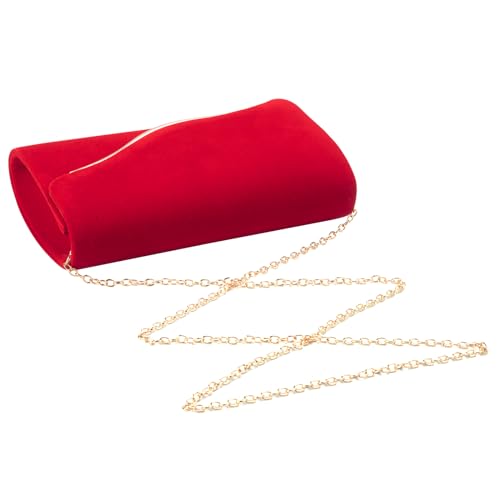 Image of Clutch Purses for Women Evening Bag Faux Suede Formal Party Wedding Cocktail Prom