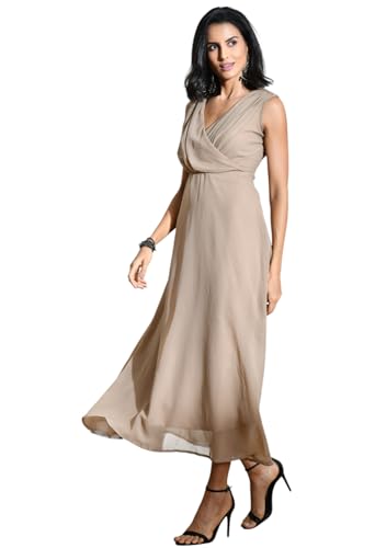 Image of IUGA Georgette Jacquard Butti Square Neck Knee Length Western Dresses for Women