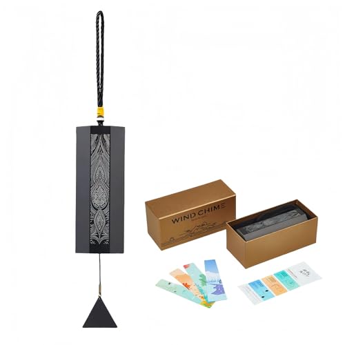 Fay Bless Sinos de vento de metal para exteriores, campainhas de vento de descompressão, instrumentos de meditação, decoração de jardim, campainhas de vento de dopamina, campainhas de