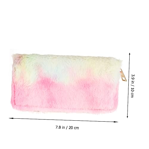 Homoyoyo Fashionable Women's Plush Rfid Wallet Zipper Purse Lady Handbag Stylish Zippered Wallet for Daily Use4