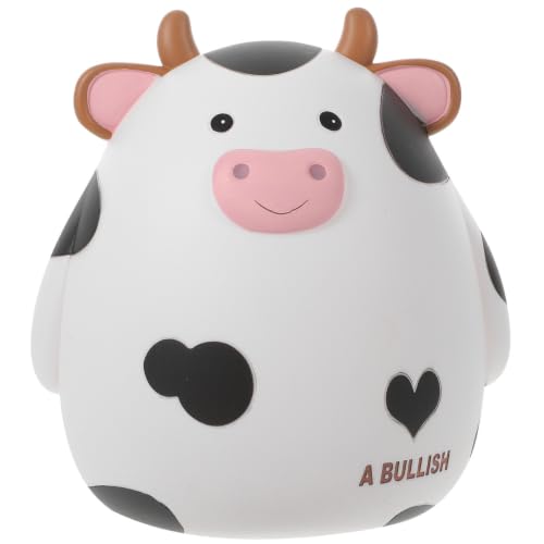 Hucha para ahorrar dinero decorativa con diseño de vaca infantil 2