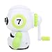 Pencil Sharpener Manual Pencil Sharpener Cute Green Robot Shape Single Hole Sharpener School Office Supplies Stationery for Kids Adults