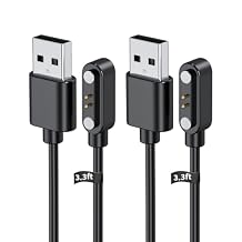 [2-Pack] Charger for Pebblebee Tracker Universal Tag 3.3Ft/100cm 2 Pin USB Portable Magnetic Charging Cable Cord for Pebblebee Tracker Universal Tag