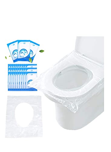 50 PCS Travel Disposable Toilet Seat Cover Waterproof Portable WC Pad Toilet Mat For Baby Pregnant Mom Independent Packing