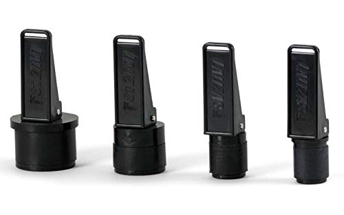 wellenshop 2X Lenzstopfen mit Hebel-Verschluss Kunststoff Schwarz Bilgestopfen Schnellverschluss Boot Bilge Stopfen Größe Durchmesser 22 mm Cover