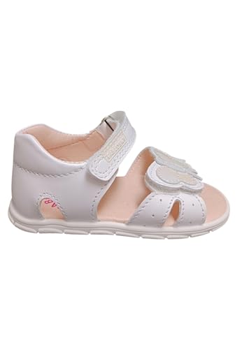 Girl's Glamorous Sandals, White, 19 EU Ancho