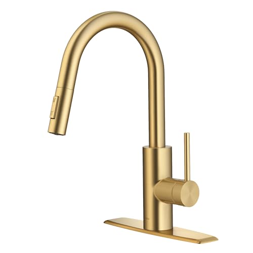 KRAUS Oletto Single Handle Pull Down Kitchen...