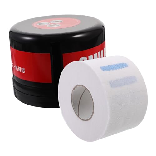 Image of MERRYHAPY Neck Strip Dispenser Box for Barber and Salon Professional Neck Paper Roll Holder Compact Design for Haircut Styling and Personal Use
