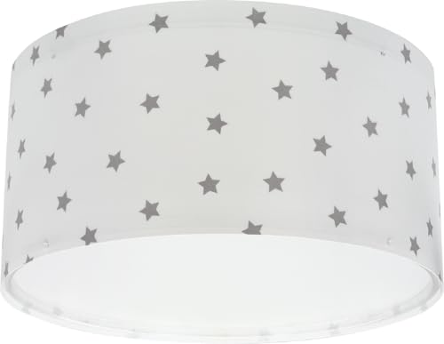Dalber Lámpara Plafón Techo Infantil Estrellas Blanco E27 el detalle perfecto para decorar habitaciones