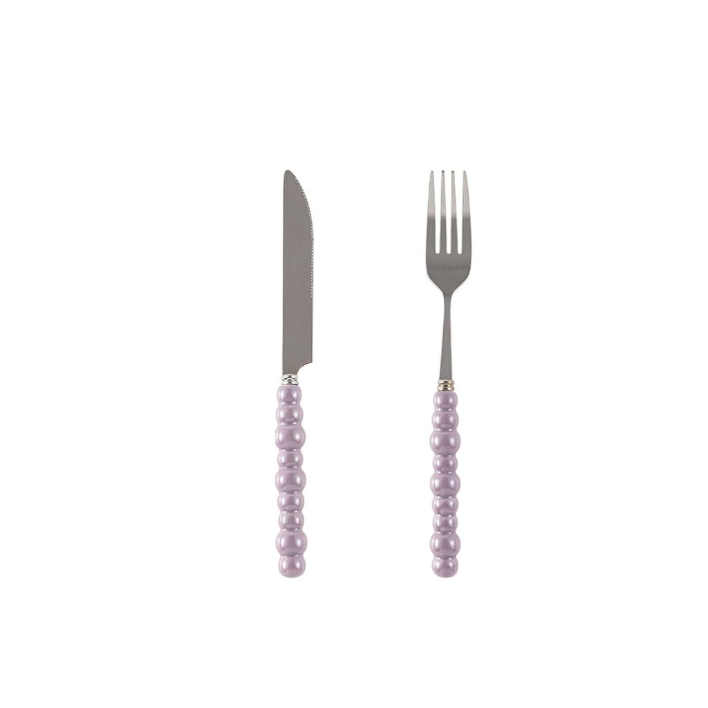 Exquisite Ceramic Handle Cutlery Set Knife Fork Spoon Kitchen Utensil Silverware Set Stainless Steel Knives Forks and Spoons