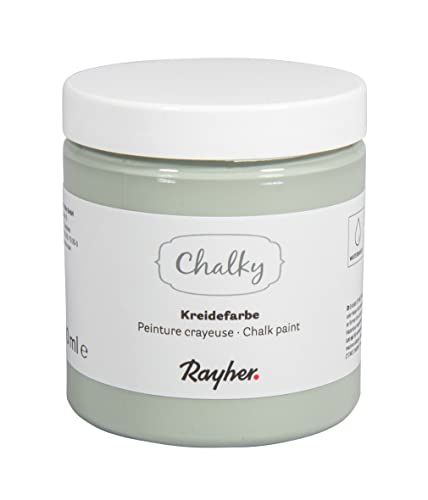 Rayher Pintura a la tiza verde envejecido, 230 ml, estilo vintage y shabby chic, 35048443