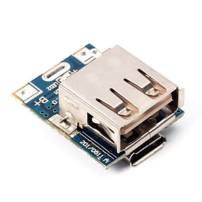 Image of QBM 5V Step-Up Power Module Lithium Battery Charging Protection Board USB For DIY Charger 134N3P (Pack of 1)