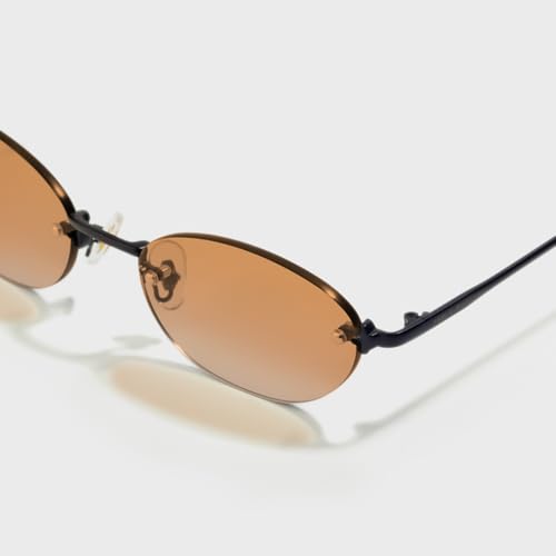 Image of SAM AND MARSHALL DUSK Sunglasses I Rimless I 400UV Protection I Metal Built I Oval Sunglass I Unisex