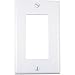 UNION 80401-W RESIDENTIAL-GRADE D?CORA(TM) WALL PLATE (SINGLE GANG, WHITE)