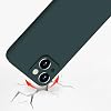 Funda compatible con Xiaomi Poco F3, [2 protectores de pantalla incluidos] silicona líquida ultradelgada a prueba de golpes, color verde pino 5