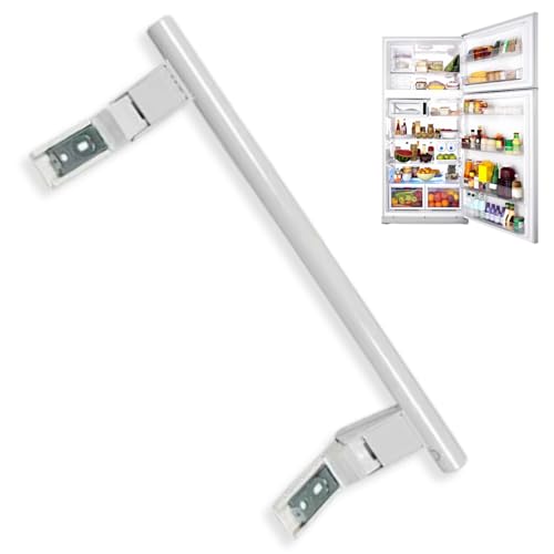 CHEFZOCO Tirador Puerta frigorífico y congelador, Mango frigorífico Liebher-r, Asa Nevera, Código original 7432602, Distancia entre tornillos de 24.5 cm, Longitud del tirador de 31 cm, Blanco