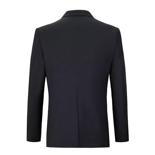 Men's Slim Fit Suit 3 Piece Classic One Button Formal Wedding Prom Suit Business Blazer Vest Pants3